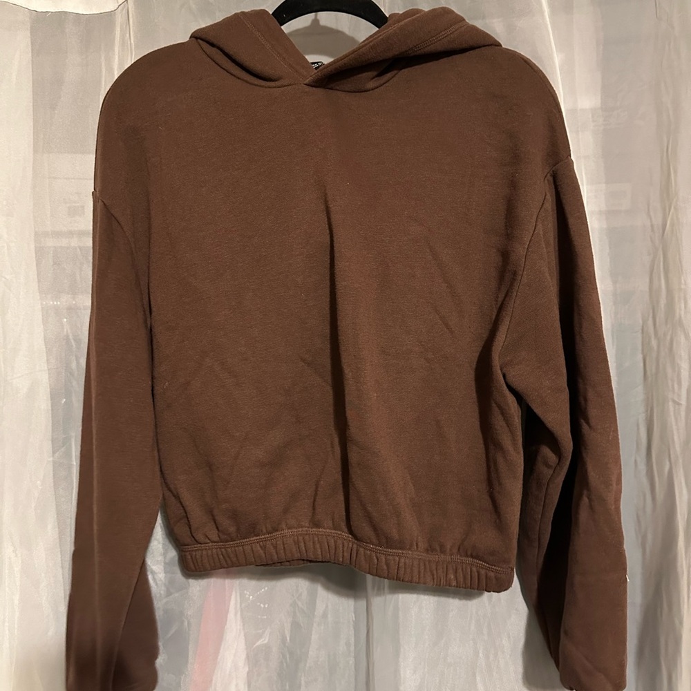 Zara Brown Hoodie Sweatshirt